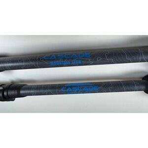 Cascade Mountain Tech CMT Carbon Trekking Poles 110-135CM Gray/Blue